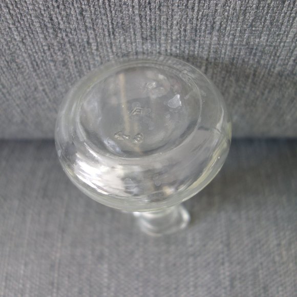 Vintage Glass Salad Dressing Shaker with Glass Lid - Picture 9 of 14